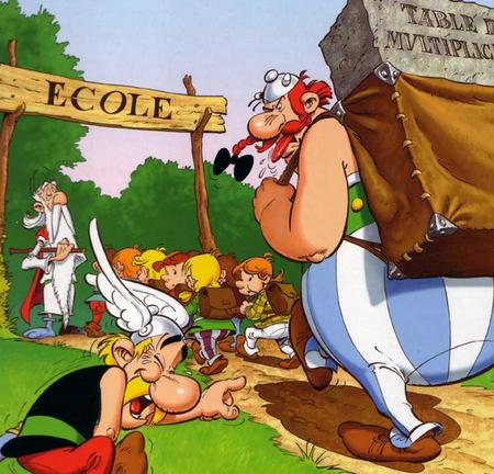 Asterix et la rentrée des classes