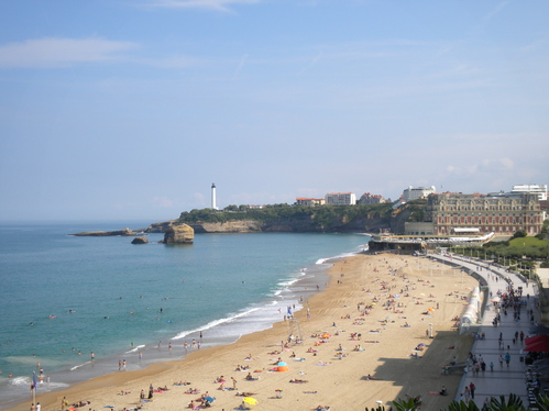 Vue sur Biarritz