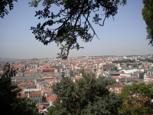 Lisbonne depuis le château St Jorge