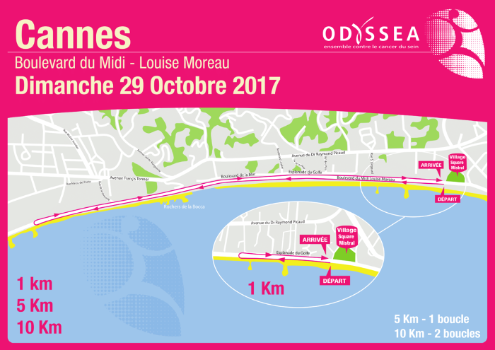 Parcours Odyssea Cannes 2017