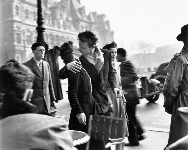 Photo "Le baiser", Robert Doisneau, 1950